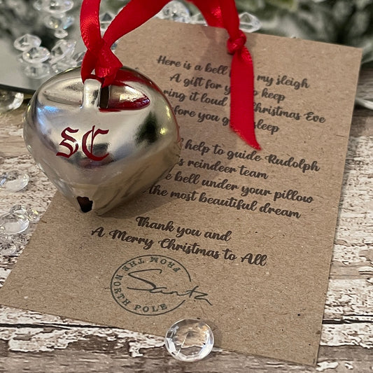 Santa Sleigh Bell - Jemelma Designs